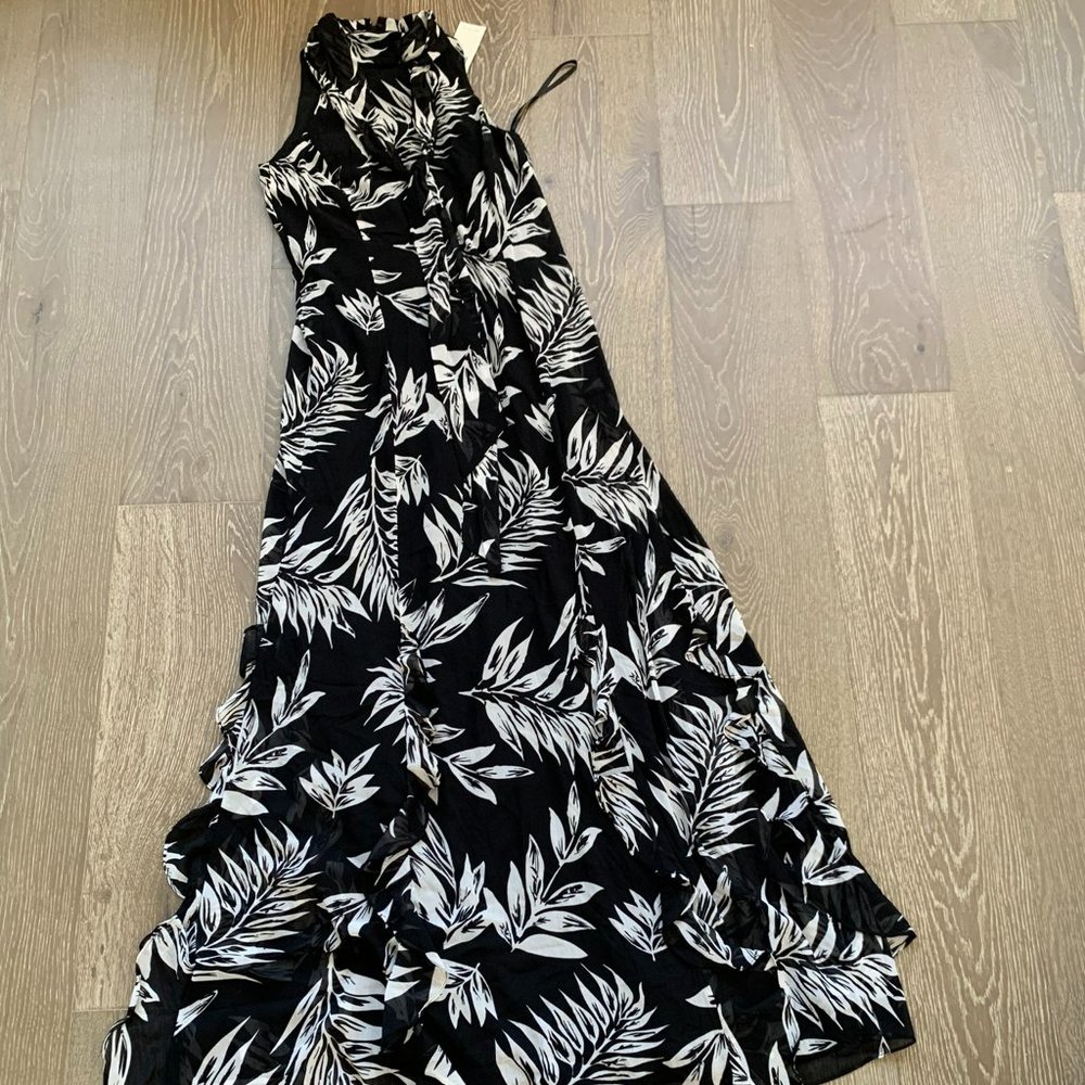 Lauren Ralph Lauren palm print maxi dress